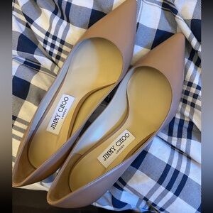 Jimmy Choo Romy 60 Leather Pump - EU 38 / Pink